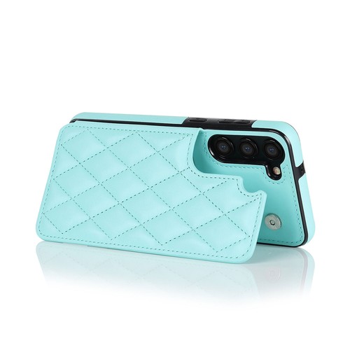 Luxury Grid Leather Credit Card Slots Wallet Case For Samsung Galaxy S23 A73 A53 - Picture 26 of 57