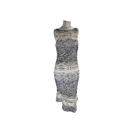 Vestidos de rayas informal Badgley Mischka para Mujeres