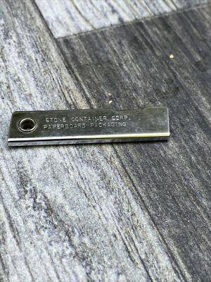 Vintage Stone Container Corp Paperboard Packaging Multi Tool Bottle Opener USA