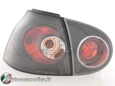 Coppia fari fanali posteriori alogeni neri per Volkswagen Golf 5 V 2003-2008 017