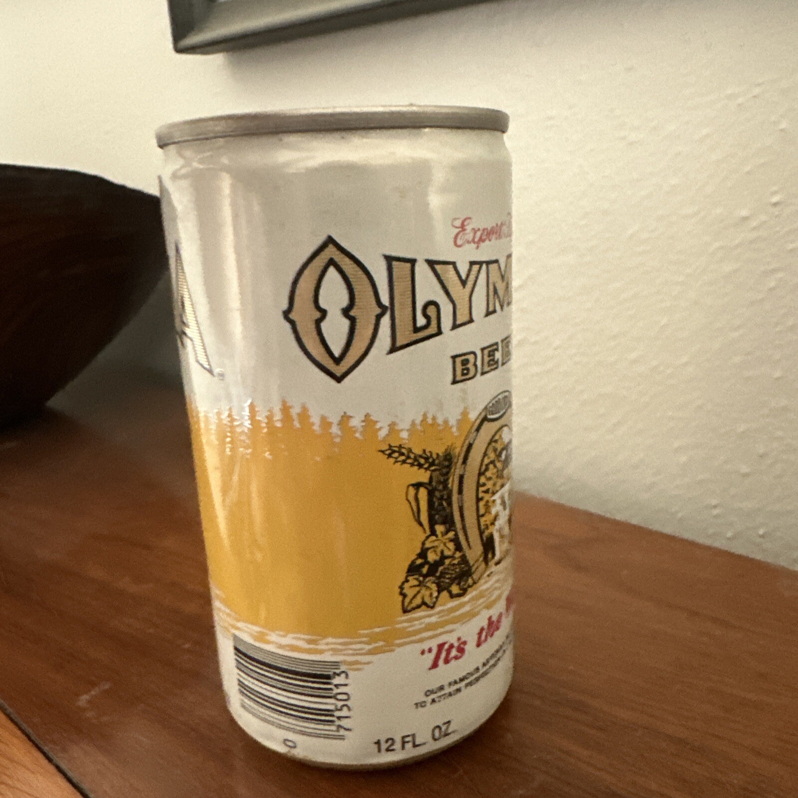Vintage collectible Olympia beer can pop top aluminum opened and empty eBay