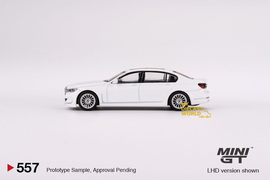 Mini GT #557 1:64 BMW Alpina B7 xDrive Alpine White mgt00557