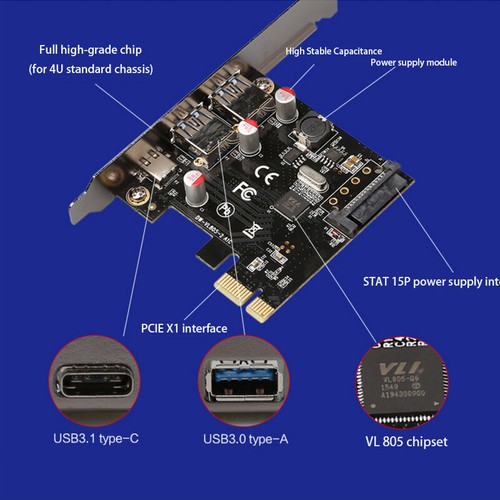 PCI-E riser card pci express Expansion Card Extender PCIE Converter Game Hub - Afbeelding 5 van 8