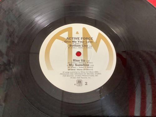 Active Force Self Titled LP Soul R&B USED VINYL 1983 Piranha Records - Picture 7 of 8