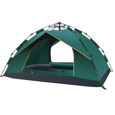 US 3-4 Person Pop Up Camping Tents Waterproof Portable Dome