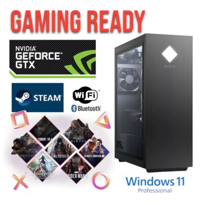 Custom Gaming Desktop Computer PC i5 32GB DDR4 256GB SSD NVIDIA GTX 745 W11 RGB
