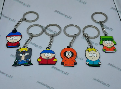 South Park Schlüsselring Schlüsselring/Schlüsselanhänger Stan Kyle Kenny Cartman glänzend metallic