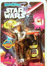 Star Wars Bend-ems Han Solo Figure With Trading Card by Just Toys