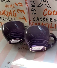 LE CREUSET 14OZ 400ML GIANT CAPPUCCINO CUP BISTRO MUG MUGS ULTRA VIOLET PURPLE