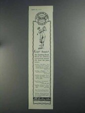 1925 Spalding Athletic Goods Ad - Golf Tennis