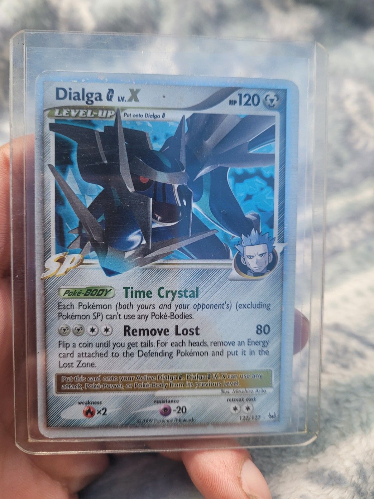 Pokemon Card Dialga G LV. X 122/127 Platinum HOLO RARE - PL