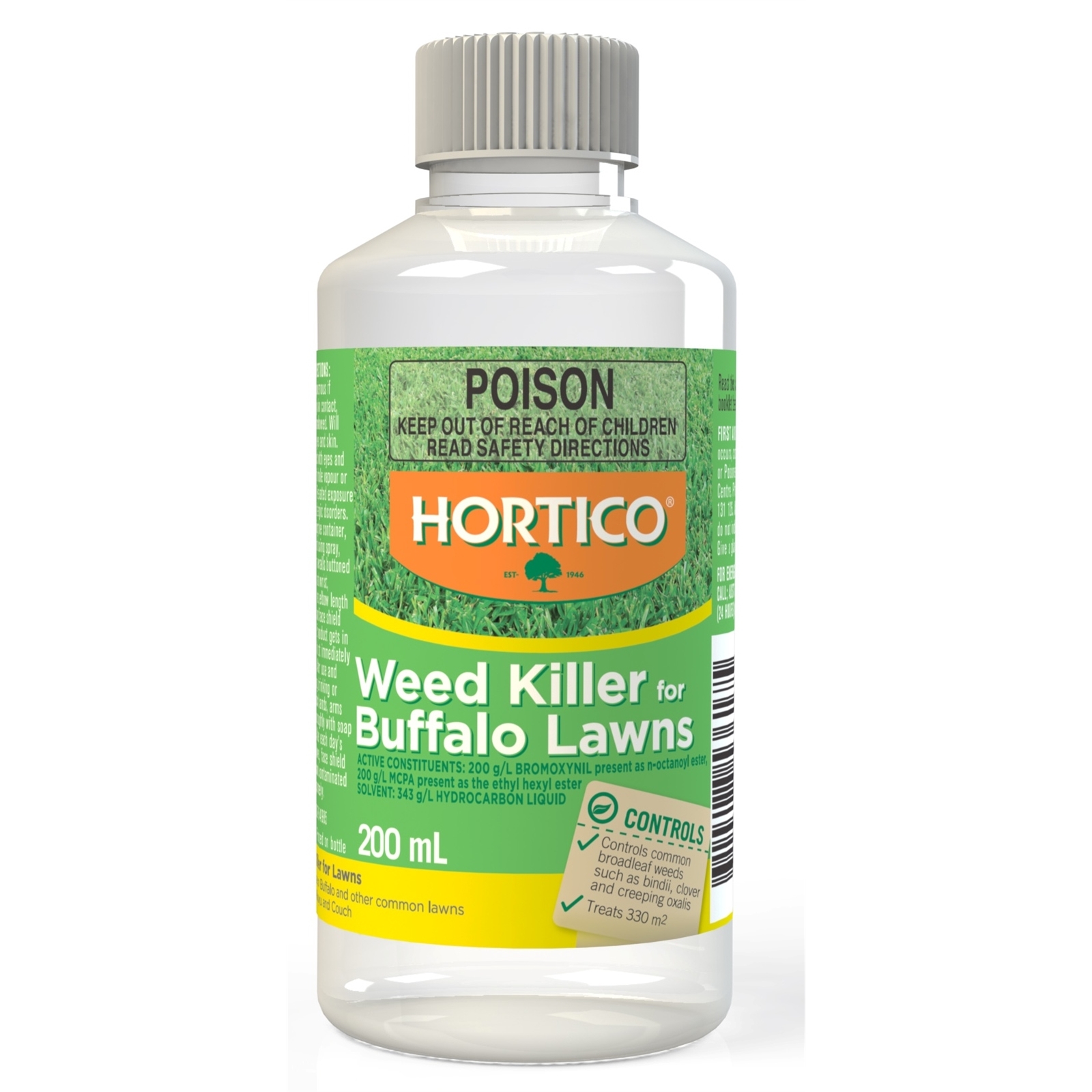 Hortico WEED KILLER CONCENTRATE FOR BUFFALO LAWNS *Aust Brand 200ml