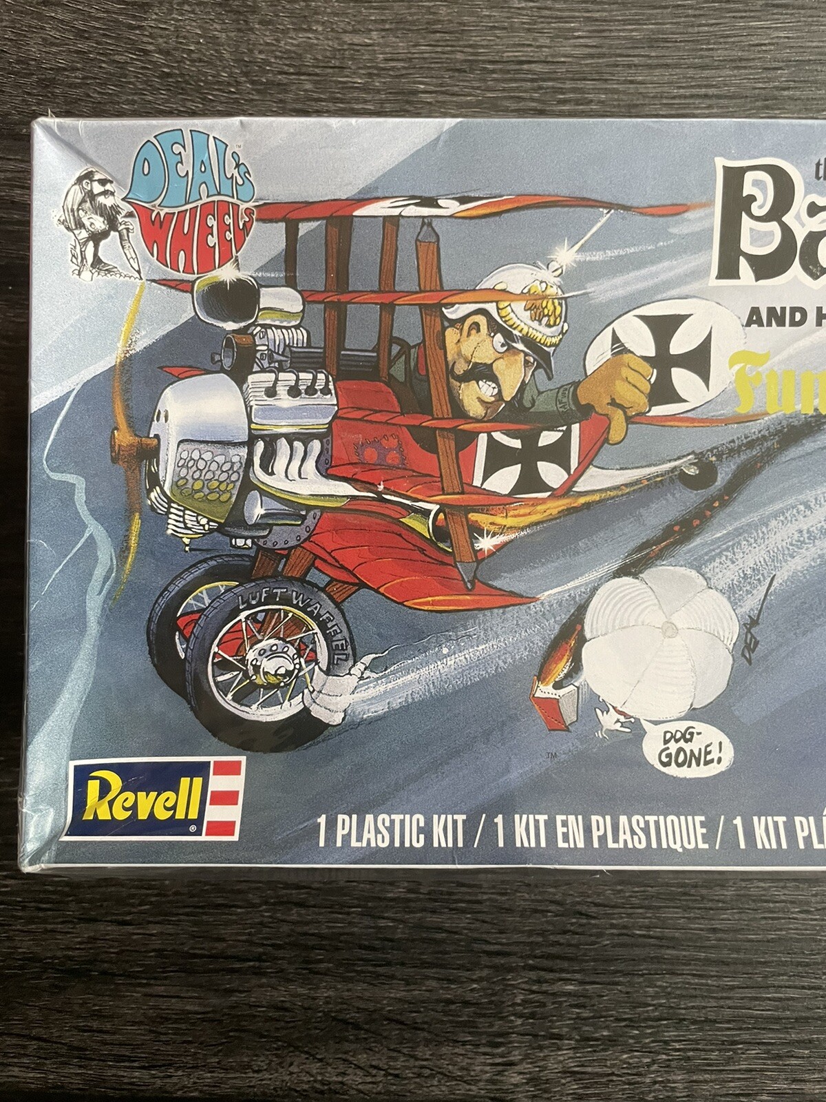 NEW SEALED‼️Revell The Red Baron FunFdecker Fokker Dave Deals Wheels
