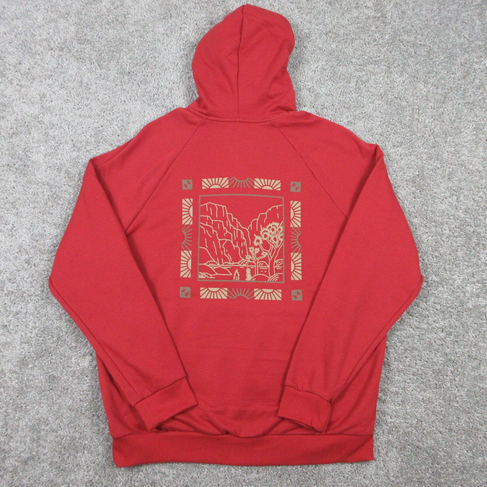 Under Armour Mens Red Rival Pullover Hoodie