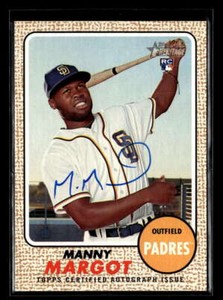 2017 Topps Heritage Manny Margot Real One Autograph Auto Padres FX1747