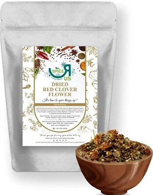 SPICE R US Red Clover Dried Flowers Whole, Premium Quality, Select Size 10g-950g