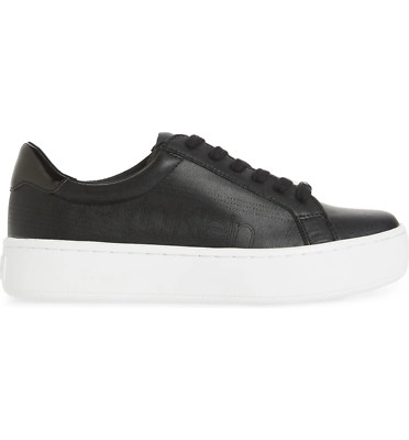 Calvin Klein Women's Clarine Black Platform Fashion Sneakers Size 8M