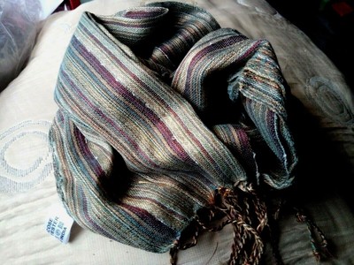 £5.95 each NWT UNISEX INDIAN LONG STRIPED FRINGED SCARF 12"/30cm.x 68"/170cm £5.95 each NWT UNISEX INDIAN LONG STRIPED FRINGED SCARF 12"/30cm.x 68"/170cm