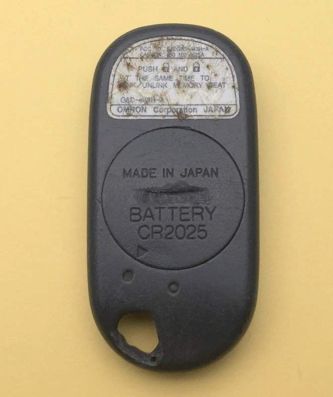 OEM 2000 2001 ACURA CL MANDO A DISTANCIA SIN LLAVE TRANSMISOR E4EG8D-443H-A CON MEMORIA Foto 2 de 2