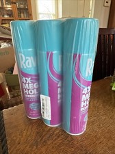 3PK Rave 4X Mega Hold Hair Spray, All-Weather with Vitamin-Rich Formula, 11 oz