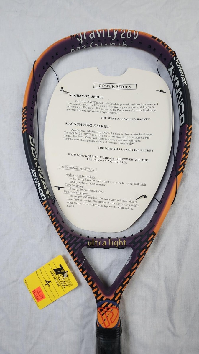 ②DONNAY NO GRAVITY 280 ULTRA LIGHT USL2 Donnay Gravity 260 Ultra Light Tennis Racket - 4 1/2 in