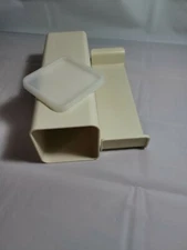 Vintage Tupperware Block Cheese Butter Keeper Complete With Tray and Lid