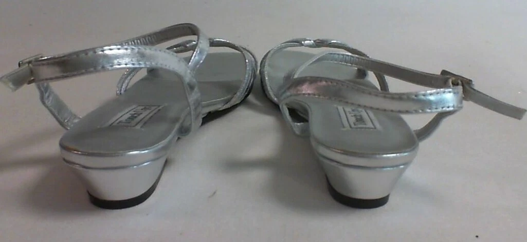 Junior bridesmaid shoes silver hotsell