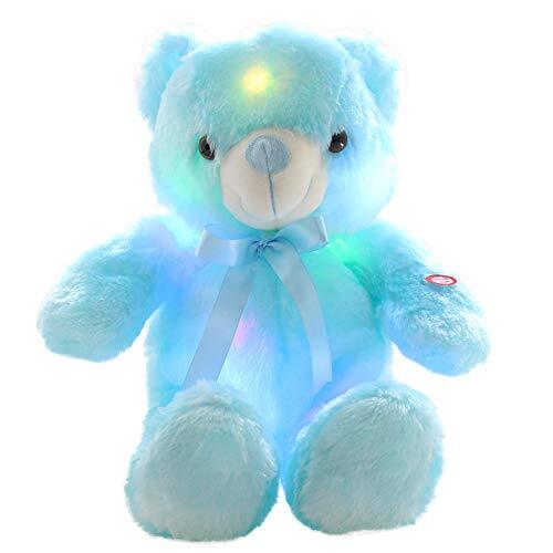 LED Teddy Bears Stuffed Animals, Cute Glow Bear Plush Toys Creative Blue - Picture 2 of 8