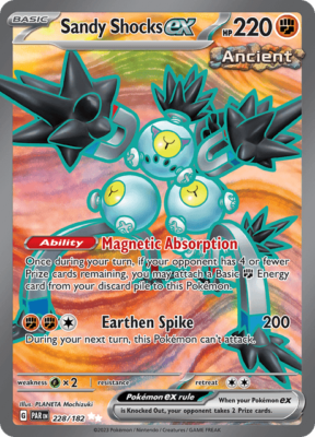 2023 ポケモンカード Sandy Shocks ex #083 Sandy Shocks ex SR 083/066 SV4K Ancient Roar - Pokemon Card