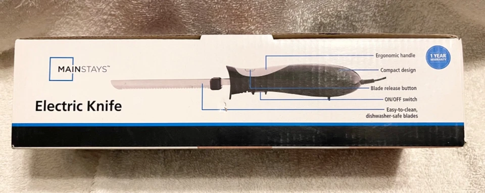 Nuevo cuchillo eléctrico portátil fácil de limpiar pilares Foto 2 de 2