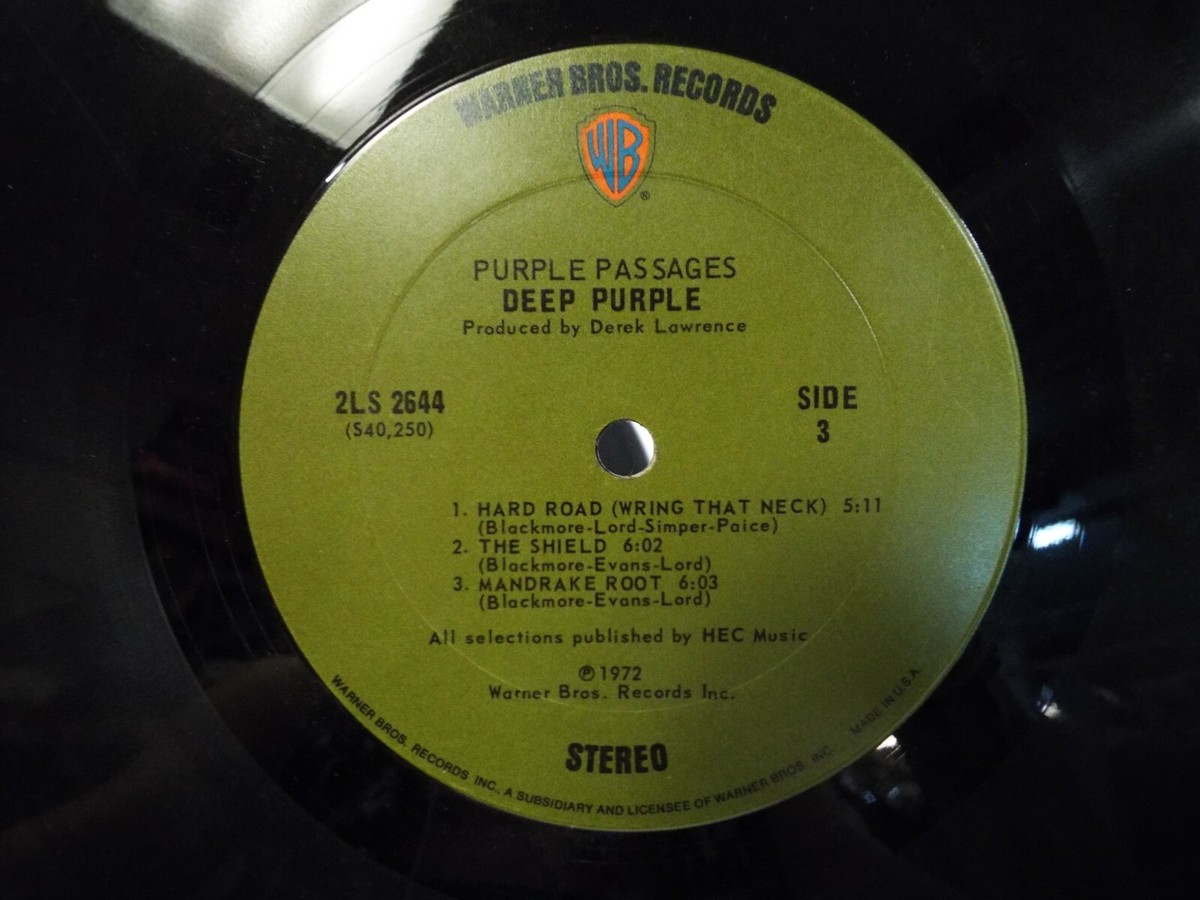 DEEP PURPLE PURPLE PASSAGES 1972 HARD ROCK 2XLP VINYL ALBUM | eBay