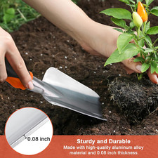 Garden Shovel Garden Hand Trowel, Heavy Duty Hand Shovel with Ergonomic Handle, - Image 5