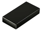 Neodymium Rare Earth Black Epoxy Coated Magnets N52 Grade 1" x 1/2" x 1/4"