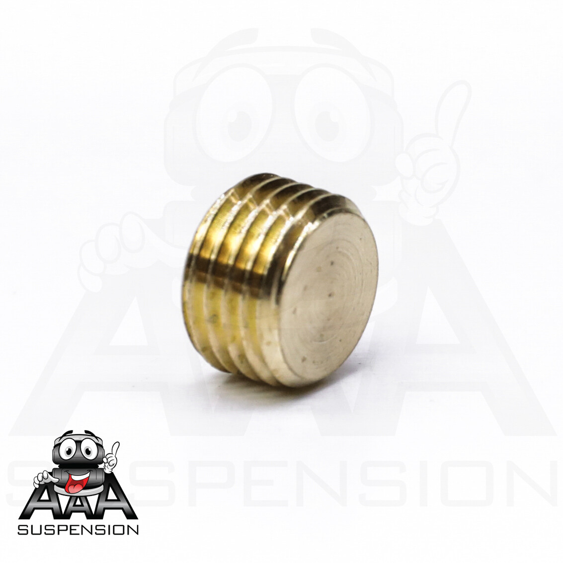 1/4" BSP recessed brass bung stopper plug for air compressor manifold