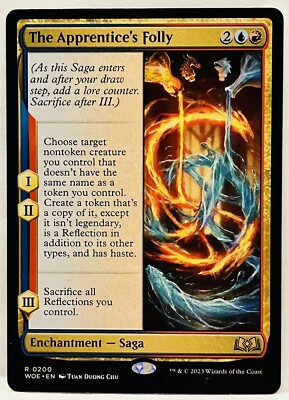 MTG-The Apprentice's Folly #200- Wilds Of Eldraine WOE-Regular-NM