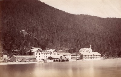 Achensee Scholastica Austria Finsterlin altes Foto 1880'