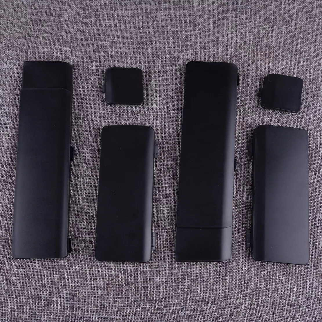6pc Black Roof Luggage Rack Cap Delete Remove Cover fit for Honda CRV CR V 07 11