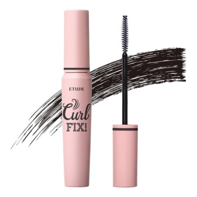 Etude Curl Fix Mascara [#1 SCHWARZ] wasserfest Make-up Wimpern Definer *UK-VERKÄUFER*