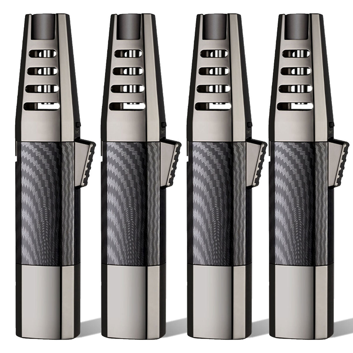Adjustable Cigar Gas Lighter 3 Jet Flame Lighter