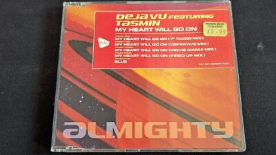 Deja Vu Featuring Tasmin   My Heart Will Go On - Cd single