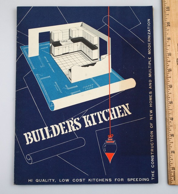 Vintage MCM Builders Catalog Guide Youngstown Kitchens circa 1940s Vintage MCM Builders Catalog Guide Youngstown Kitchens circa 1940s
