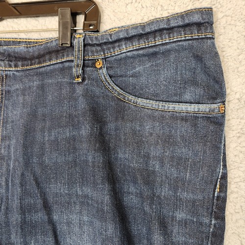 Levi's 541 Jeans Men's 48X28 Straight Leg Dark Wash Comfort Stretch READ! - Picture 4 of 19