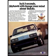 1984 Buick Skyhawk T Type Coupe Vintage Print Ad Los Angeles Olympics Wall Art