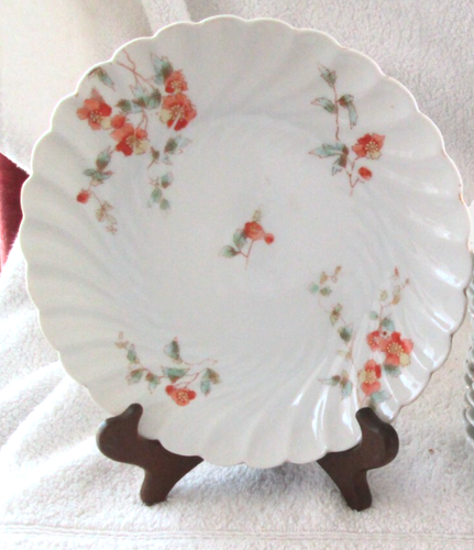 LOT of 9 'Made In Bohemia' Salad/Bread/Dessert Plates w/Feelable Flower Anthers