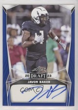 2023 Leaf Draft Auto Blue Javon Baker #BA-JB5 Auto 0rd2