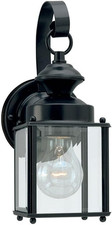 8456-12 Jamestowne Transitional One - Light Outdoor Wall Lantern outside Fixture