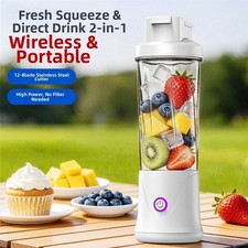 450ML Mini Small Blender Cup for Smoothies Juicing and Food Processing