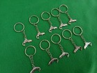 Lot of 10 fish trout Silver Tone Keychains — photo 6