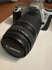 Canon EOS Rebel 2000 35mm Film Camera EF 75-300mm f/4-5.6 Lens UNTESTED