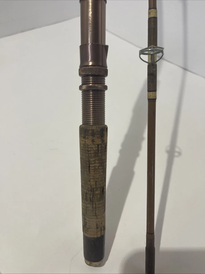 Antigua caña giratoria vintage Berkley Tri Sport T 30 7' 2 piezas coleccionista de pesca Foto 4 de 4